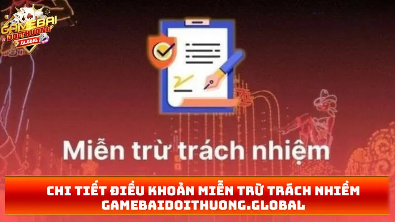 Chi tiết điều khoản miễn trừ trách nhiềm reum.io